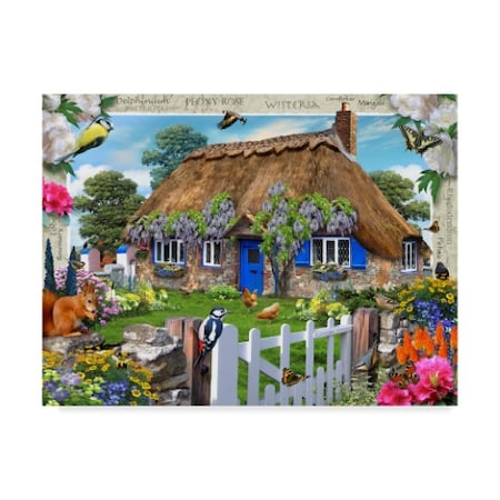 Howard Robinson 'Floral Home' Canvas Art,14x19